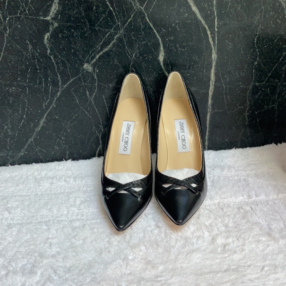 New Jimmy Choo Toto heels in box with dust bag